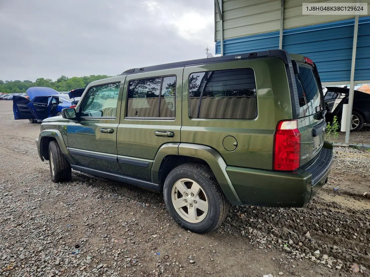 2008 Jeep Commander Sport VIN: 1J8HG48K38C129624 Lot: 55144846
