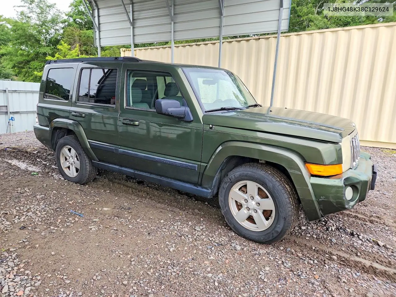2008 Jeep Commander Sport VIN: 1J8HG48K38C129624 Lot: 55144846