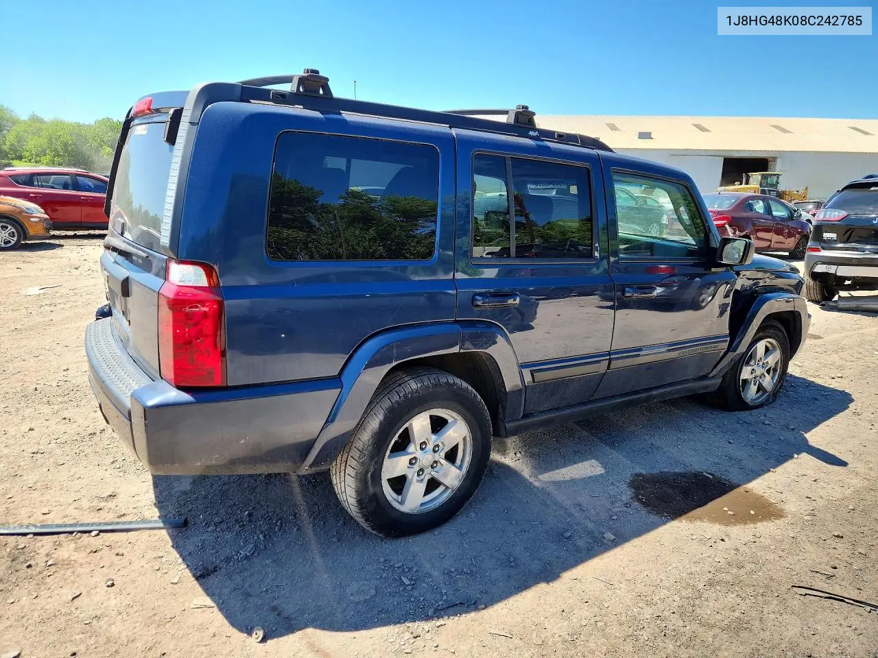 2008 Jeep Commander Sport VIN: 1J8HG48K08C242785 Lot: 55540286