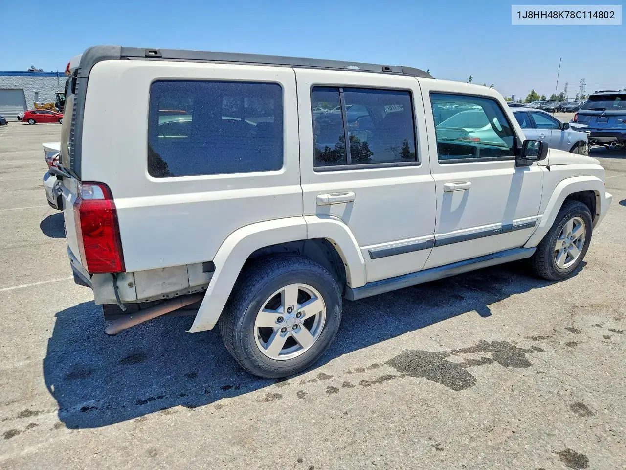 2008 Jeep Commander Sport VIN: 1J8HH48K78C114802 Lot: 56467176