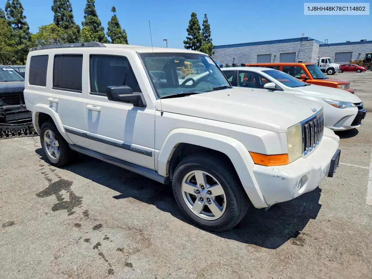 2008 Jeep Commander Sport VIN: 1J8HH48K78C114802 Lot: 56467176