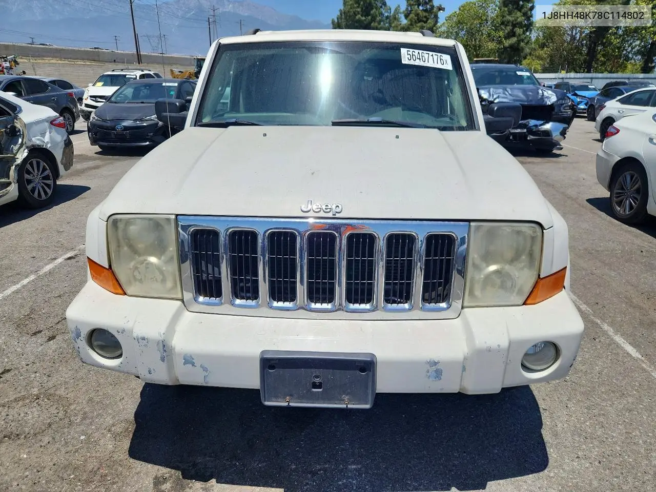 2008 Jeep Commander Sport VIN: 1J8HH48K78C114802 Lot: 56467176