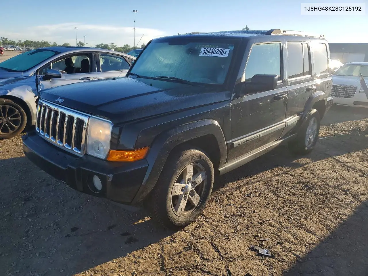2008 Jeep Commander Sport VIN: 1J8HG48K28C125192 Lot: 58446286