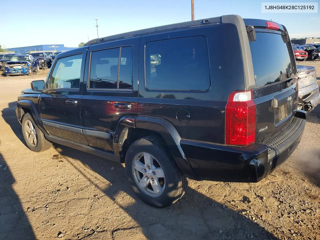 2008 Jeep Commander Sport VIN: 1J8HG48K28C125192 Lot: 58446286