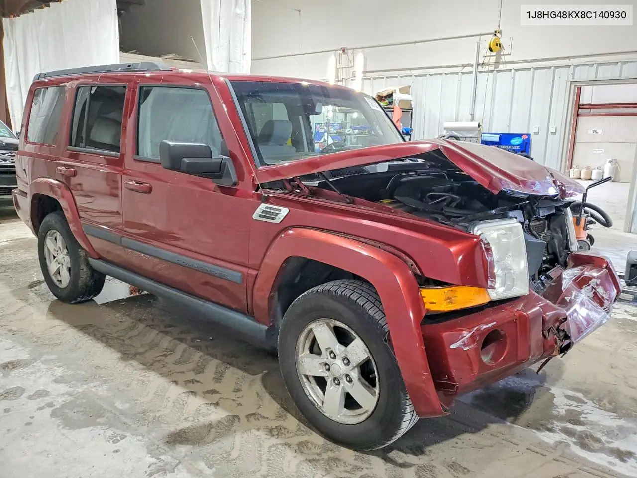 2008 Jeep Commander Sport VIN: 1J8HG48KX8C140930 Lot: 59300276