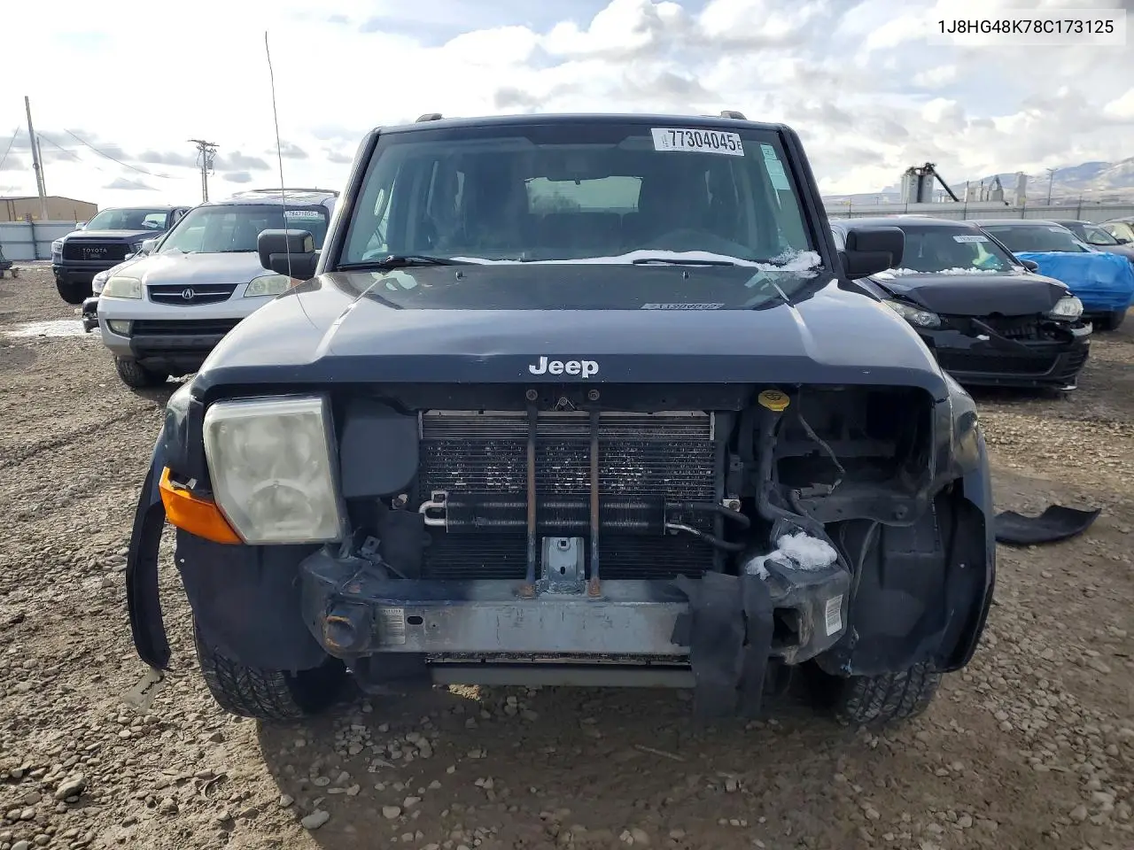 2008 Jeep Commander Sport VIN: 1J8HG48K78C173125 Lot: 59833866