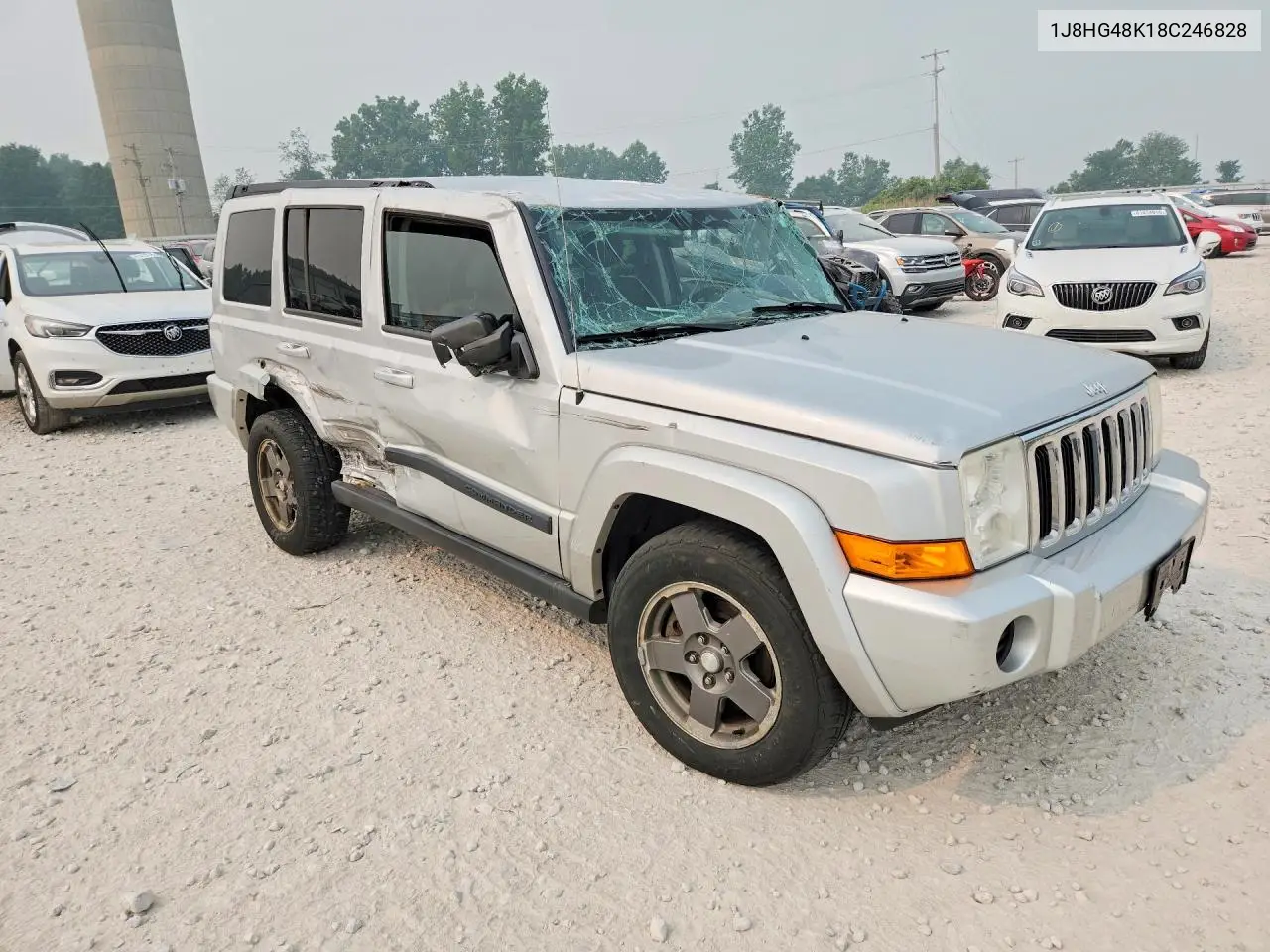 2008 Jeep Commander Sport VIN: 1J8HG48K18C246828 Lot: 60972766