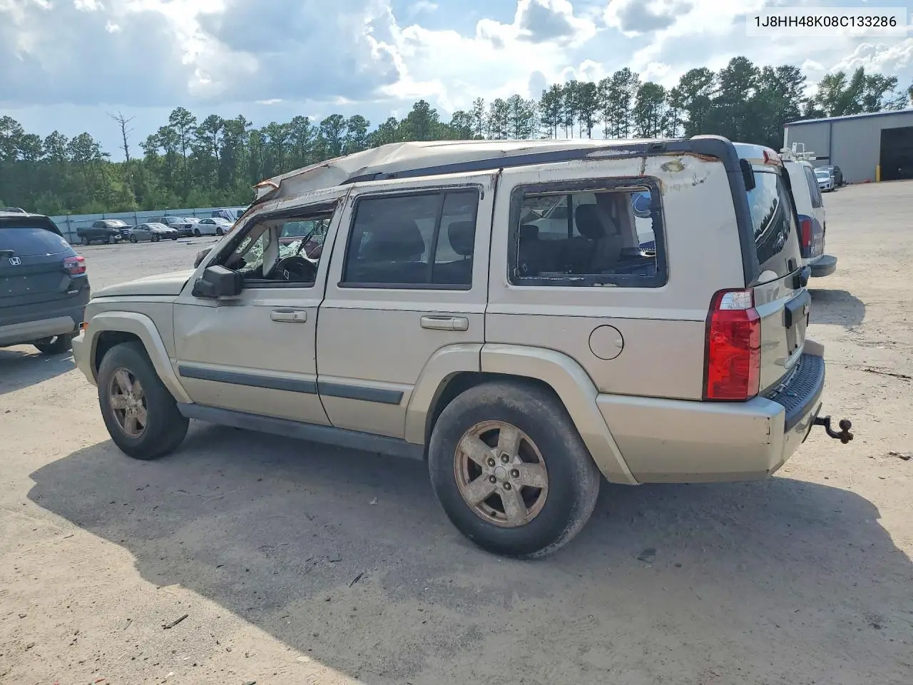 2008 Jeep Commander Sport VIN: 1J8HH48K08C133286 Lot: 61209156