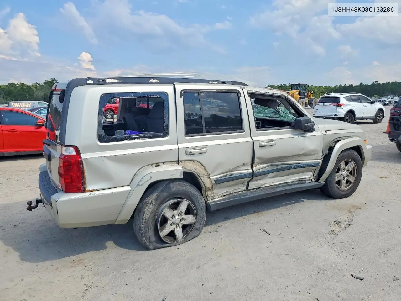 2008 Jeep Commander Sport VIN: 1J8HH48K08C133286 Lot: 61209156