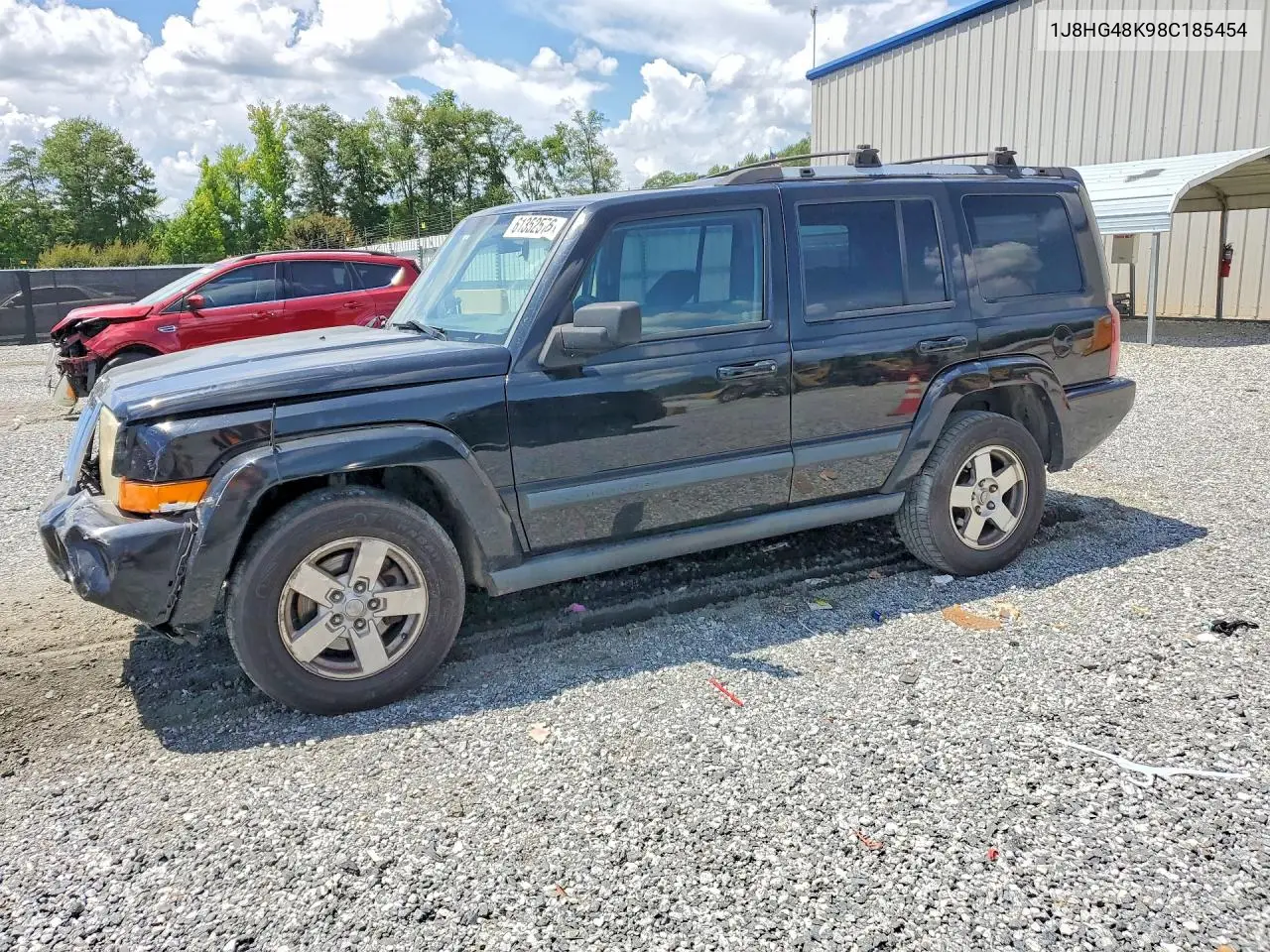 2008 Jeep Commander Sport VIN: 1J8HG48K98C185454 Lot: 61352576