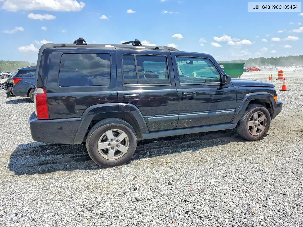 2008 Jeep Commander Sport VIN: 1J8HG48K98C185454 Lot: 61352576