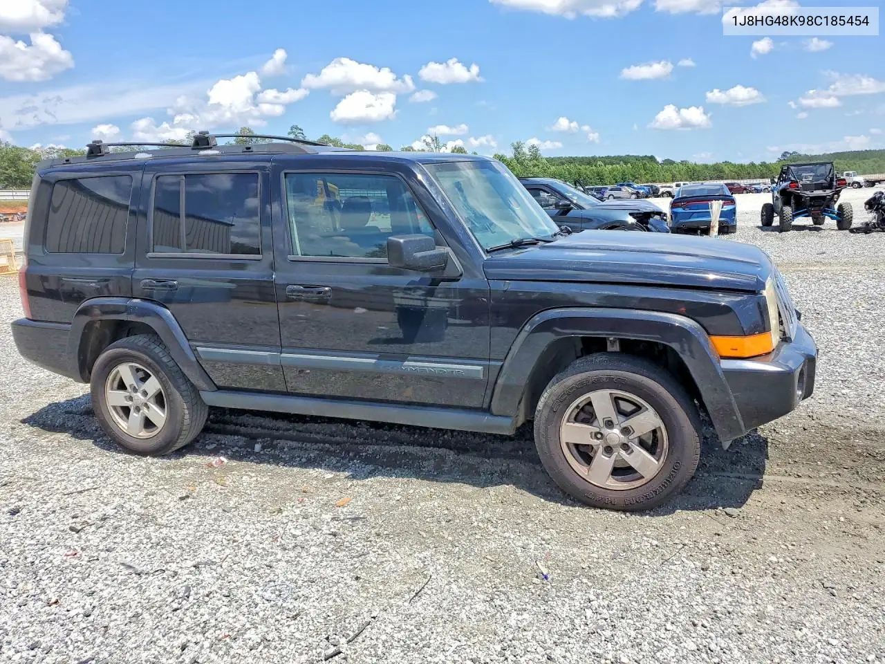 2008 Jeep Commander Sport VIN: 1J8HG48K98C185454 Lot: 61352576