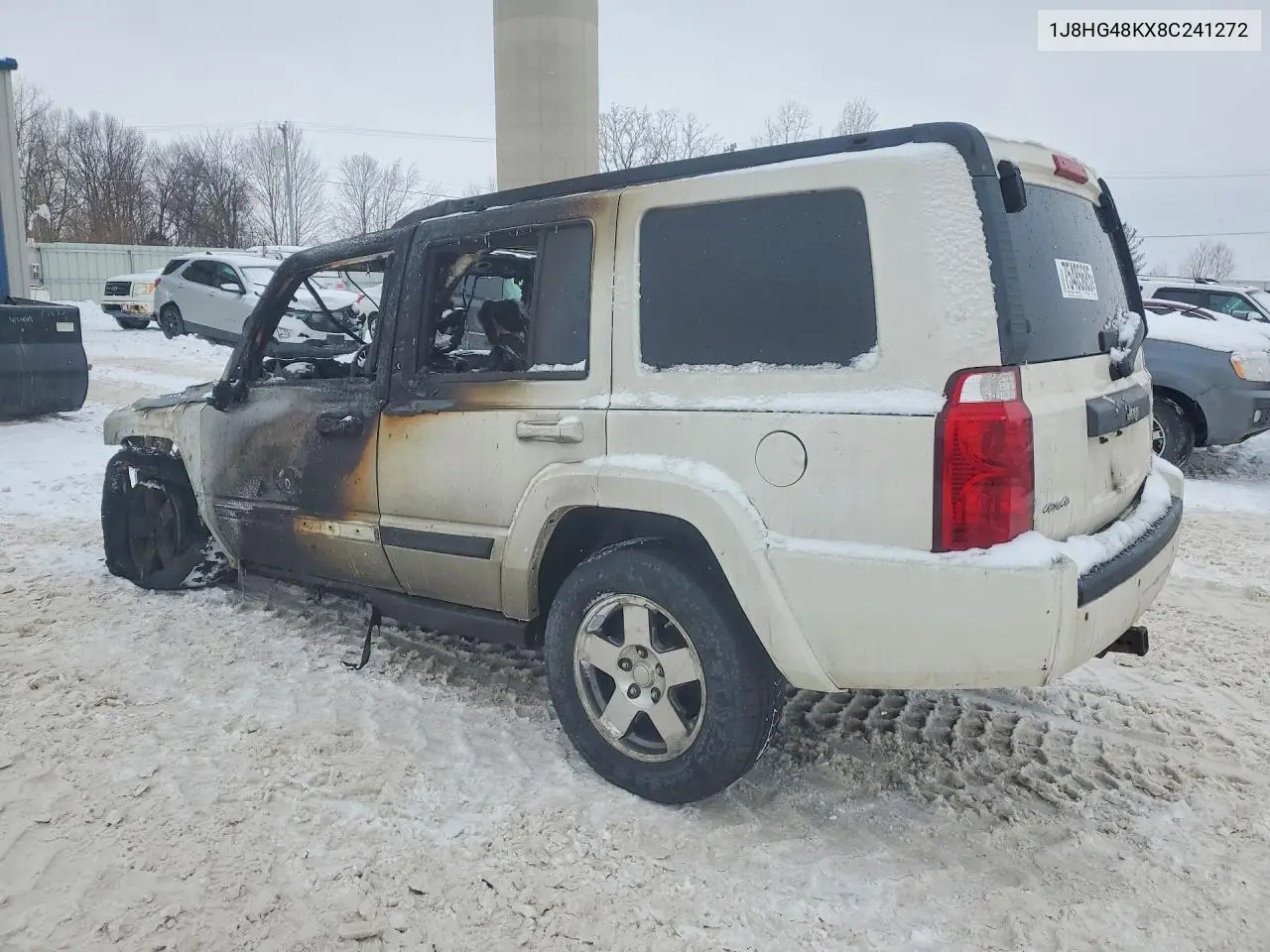 2008 Jeep Commander Sport VIN: 1J8HG48KX8C241272 Lot: 75485685