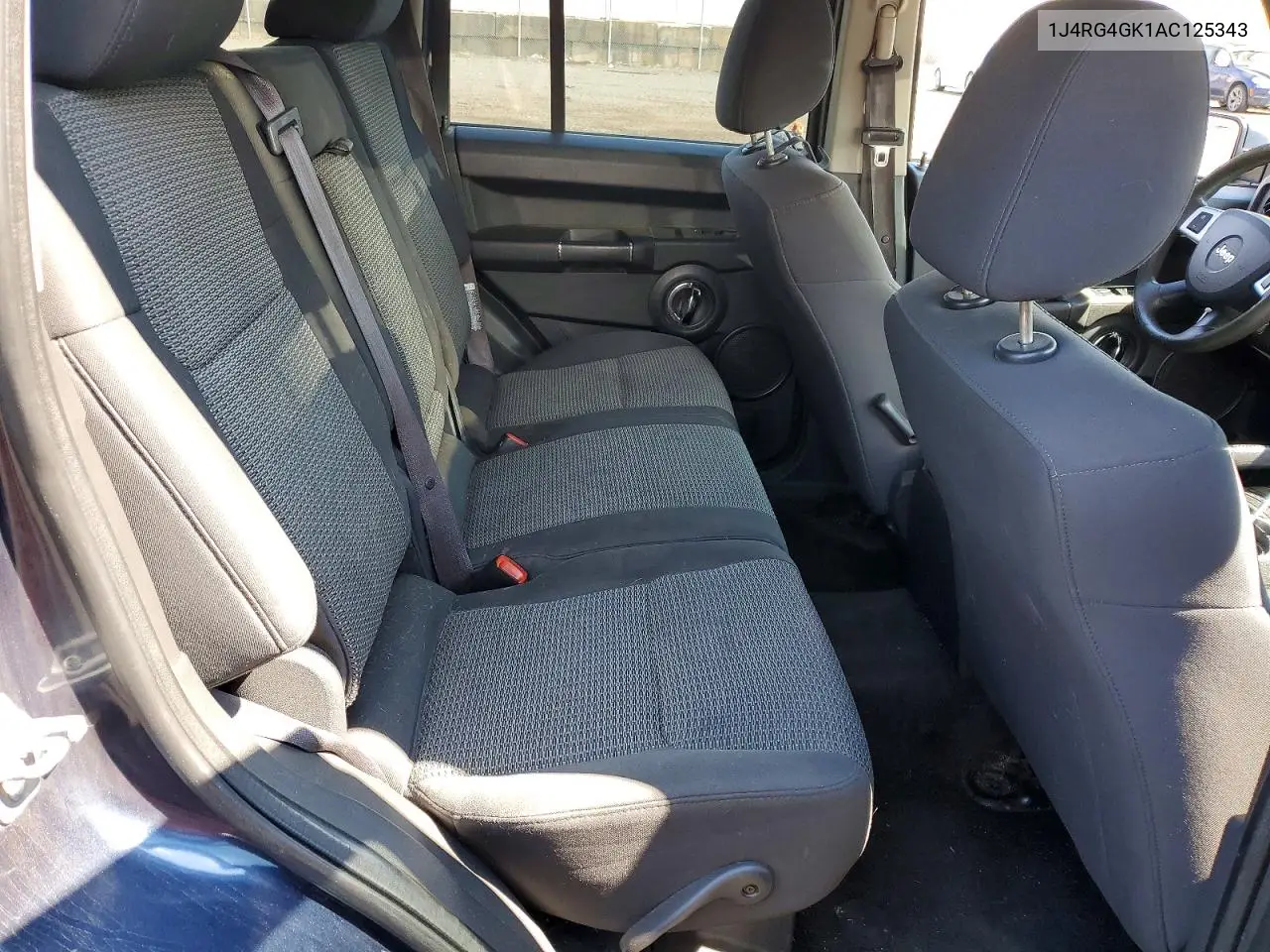 2010 Jeep Commander Sport VIN: 1J4RG4GK1AC125343 Lot: 58950316