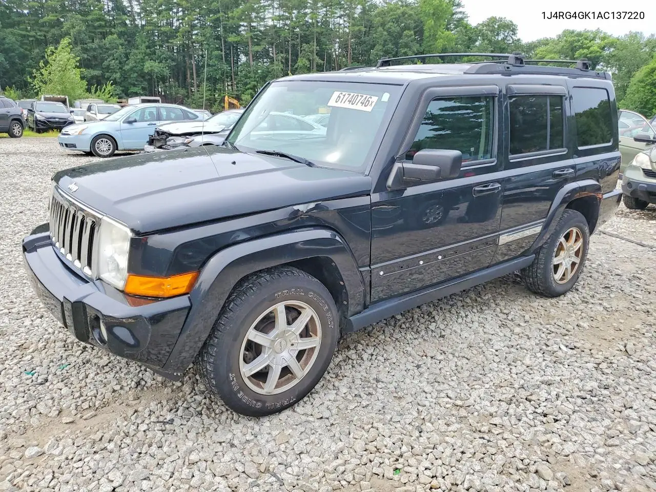 2010 Jeep Commander Sport VIN: 1J4RG4GK1AC137220 Lot: 61740746