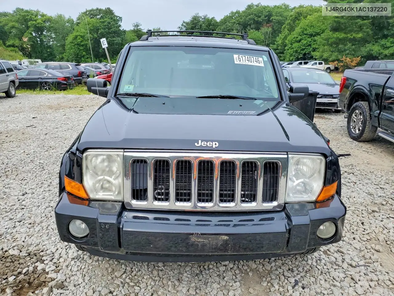 2010 Jeep Commander Sport VIN: 1J4RG4GK1AC137220 Lot: 61740746