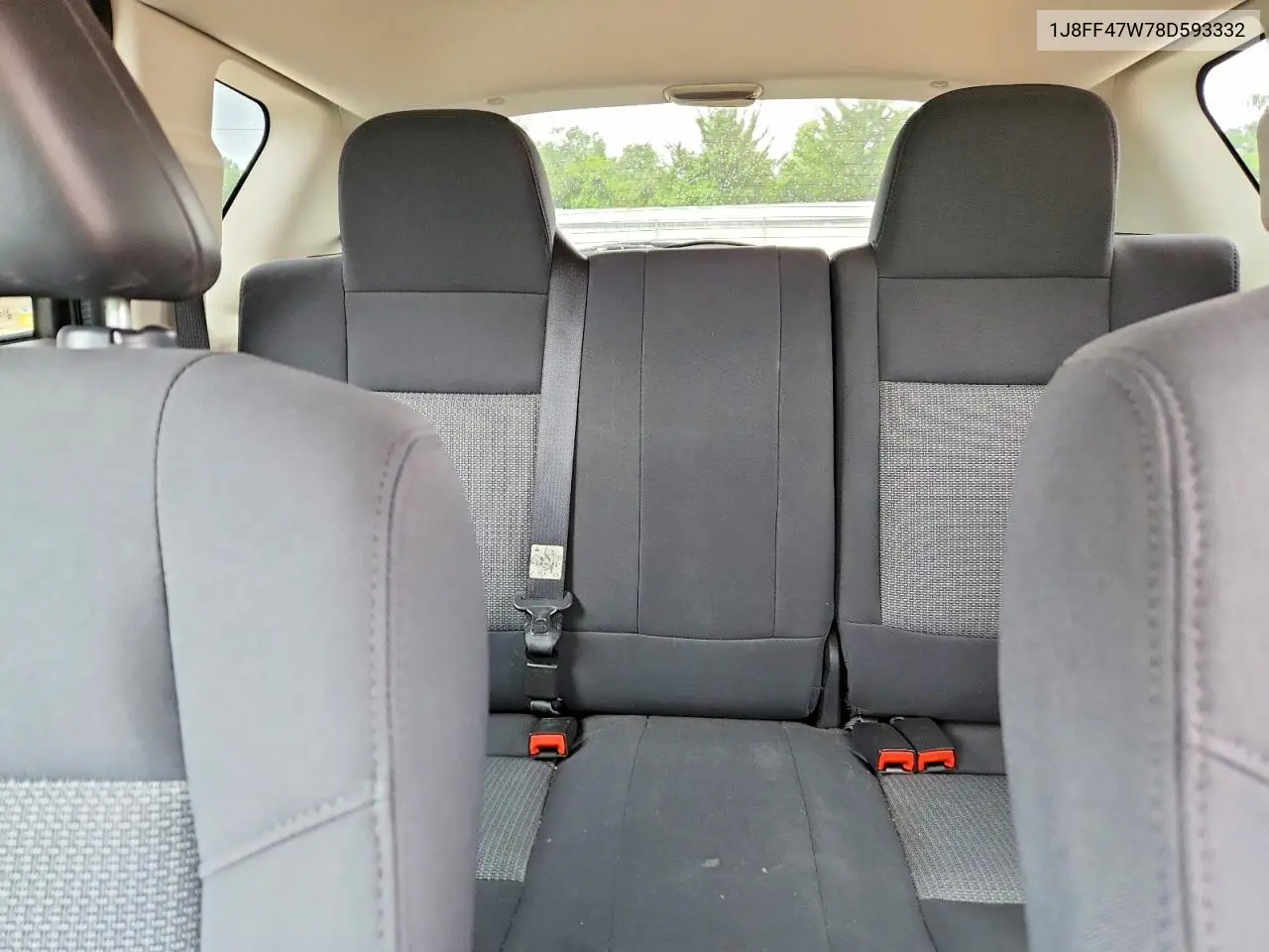 2008 Jeep Compass Sport VIN: 1J8FF47W78D593332 Lot: 61895086