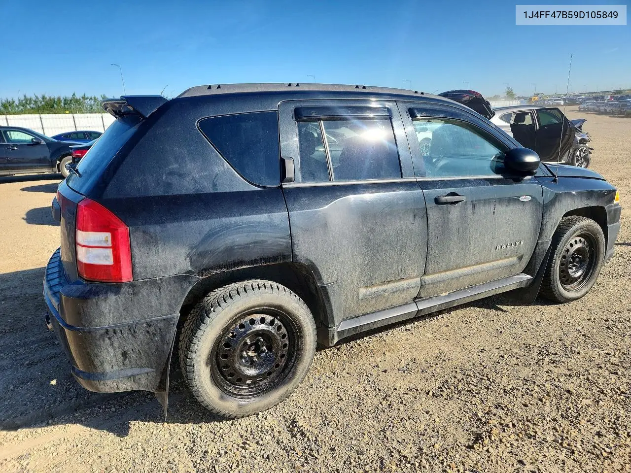 2009 Jeep Compass Sport VIN: 1J4FF47B59D105849 Lot: 58459056