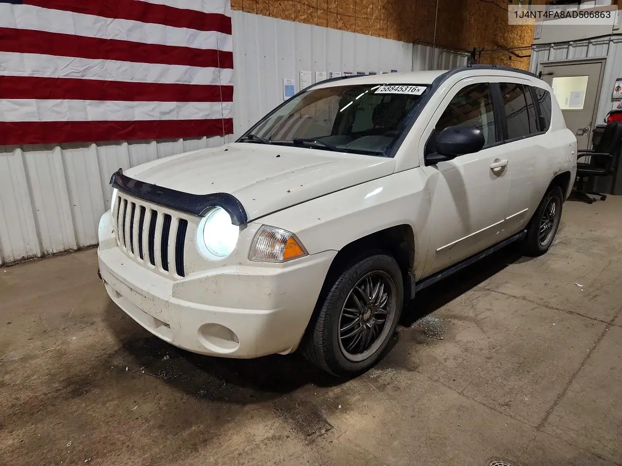 2010 Jeep Compass Sport VIN: 1J4NT4FA8AD506863 Lot: 58845316