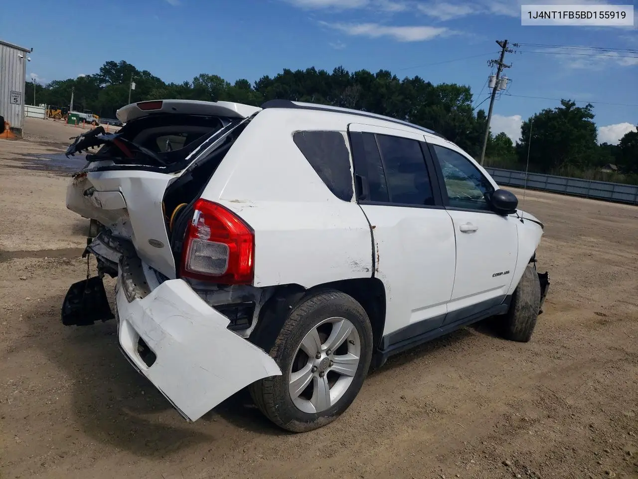 2011 Jeep Compass Sport VIN: 1J4NT1FB5BD155919 Lot: 56192856