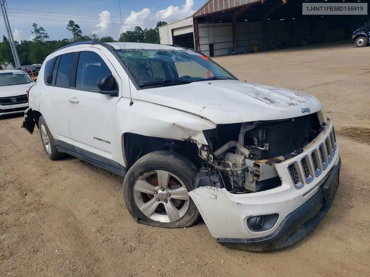 2011 Jeep Compass Sport VIN: 1J4NT1FB5BD155919 Lot: 56192856