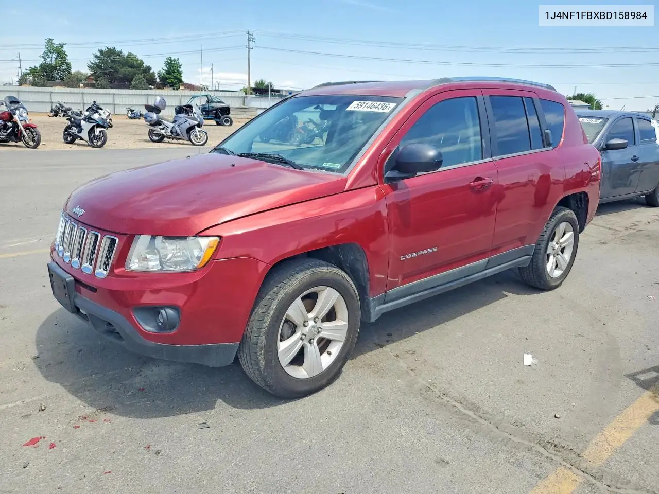2011 Jeep Compass Sport VIN: 1J4NF1FBXBD158984 Lot: 59146436