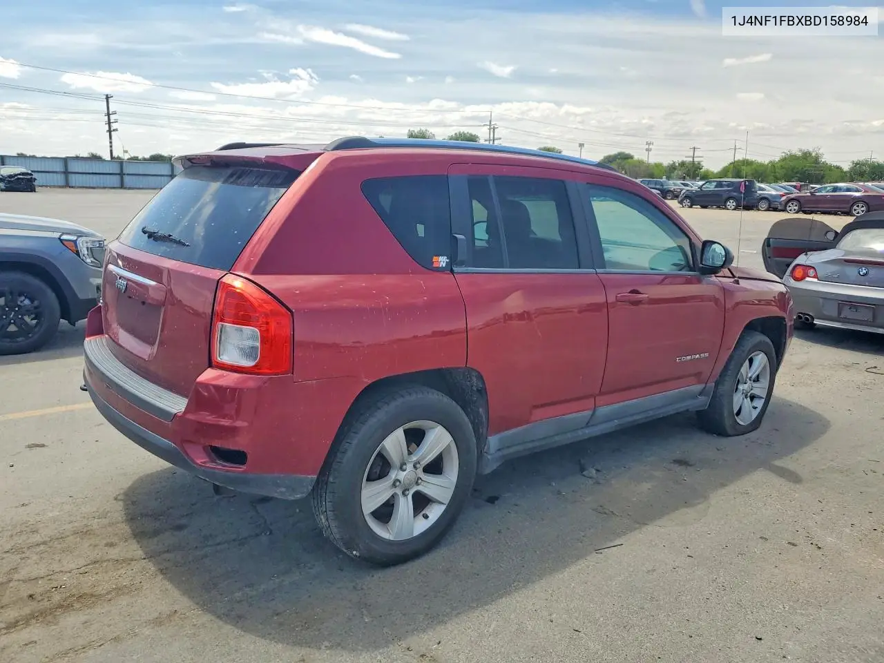2011 Jeep Compass Sport VIN: 1J4NF1FBXBD158984 Lot: 59146436