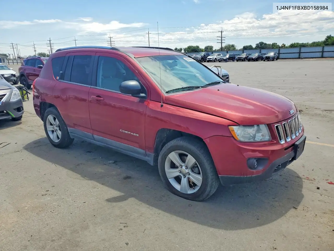 2011 Jeep Compass Sport VIN: 1J4NF1FBXBD158984 Lot: 59146436