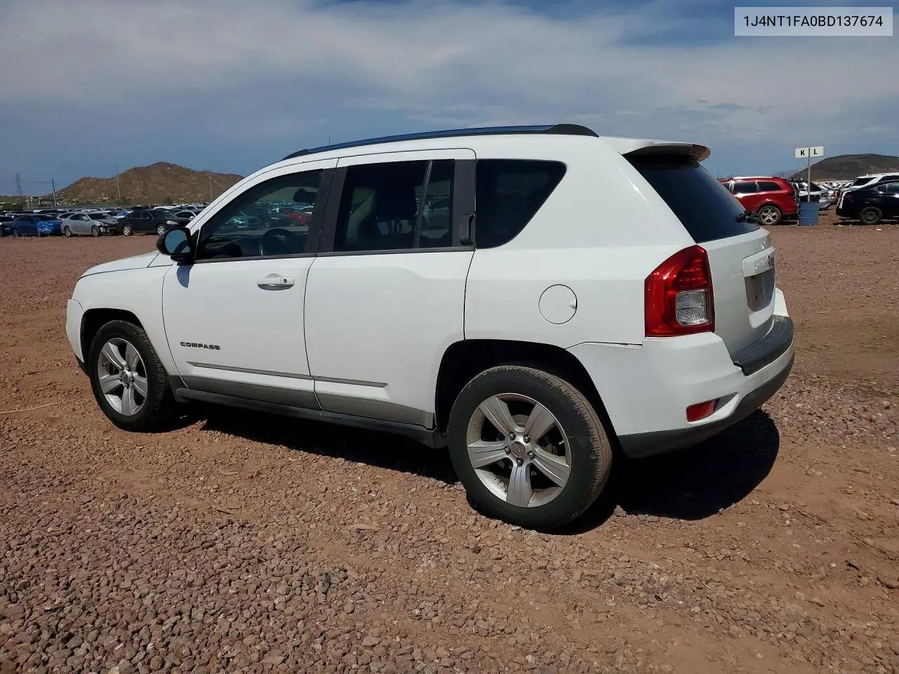 2011 Jeep Compass Sport VIN: 1J4NT1FA0BD137674 Lot: 61774616