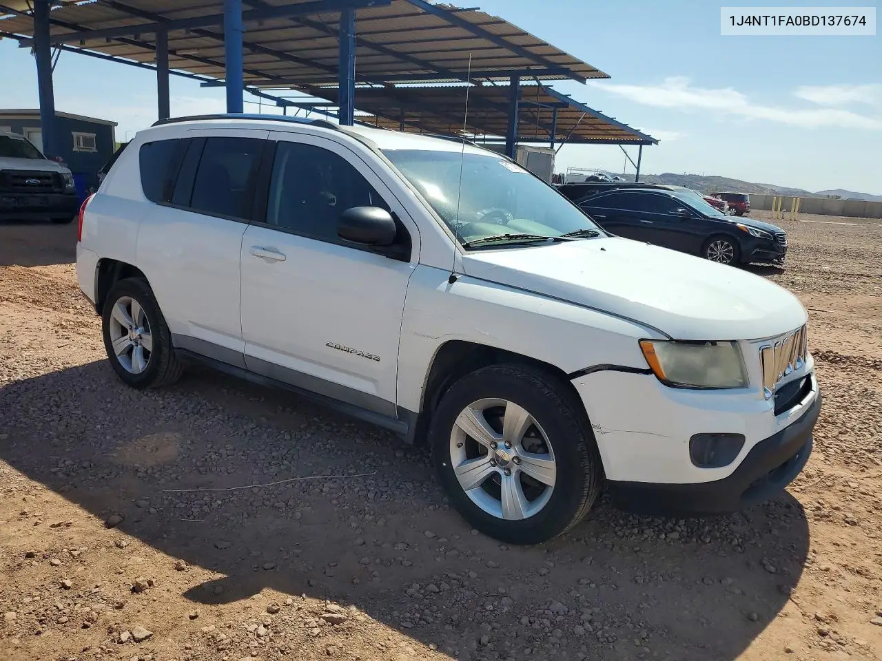 2011 Jeep Compass Sport VIN: 1J4NT1FA0BD137674 Lot: 61774616