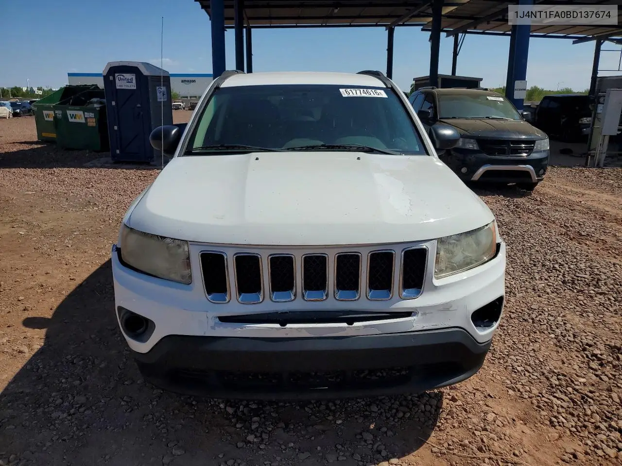 2011 Jeep Compass Sport VIN: 1J4NT1FA0BD137674 Lot: 61774616