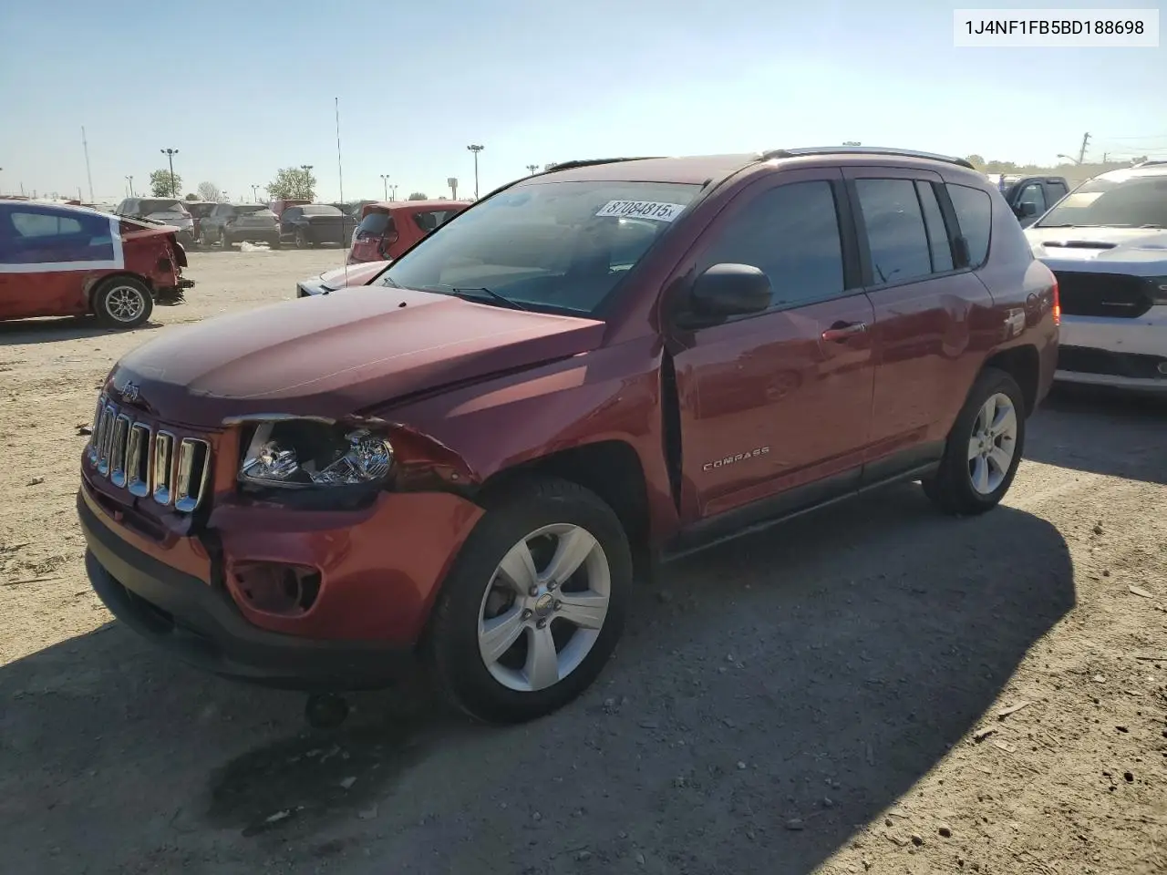 1J4NF1FB5BD188698 2011 Jeep Compass Sport