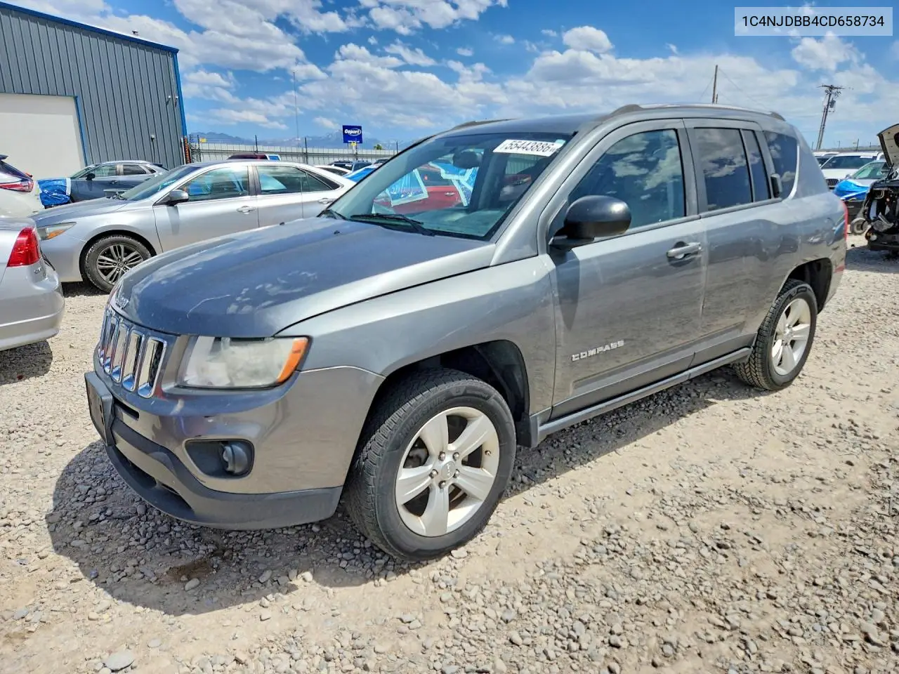 2012 Jeep Compass Sport VIN: 1C4NJDBB4CD658734 Lot: 55443886