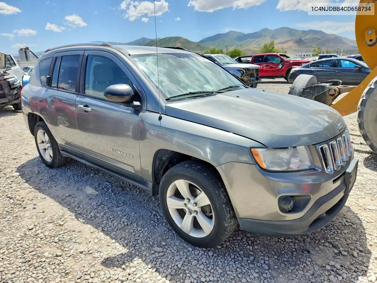 2012 Jeep Compass Sport VIN: 1C4NJDBB4CD658734 Lot: 55443886