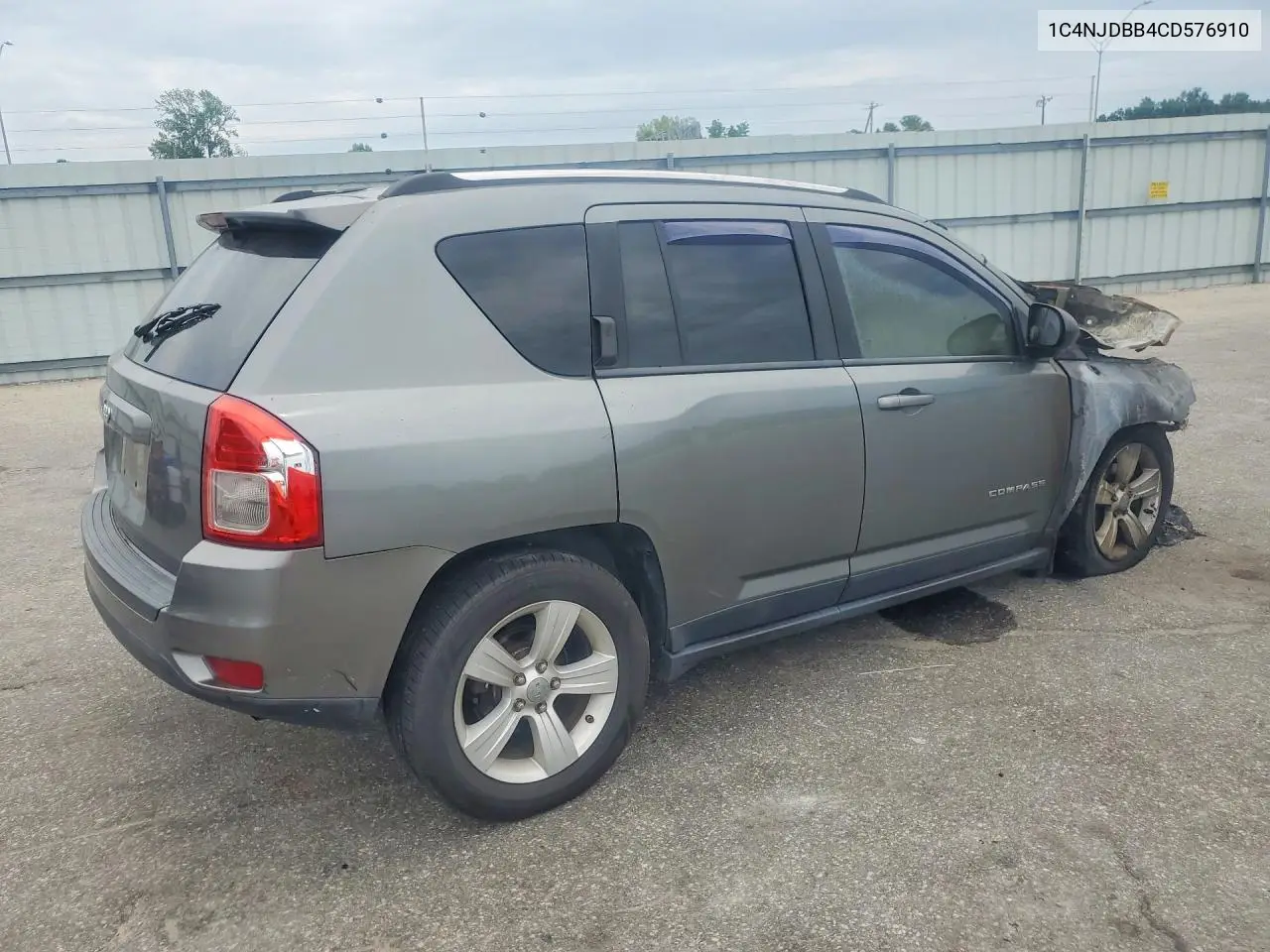 2012 Jeep Compass Sport VIN: 1C4NJDBB4CD576910 Lot: 57763376