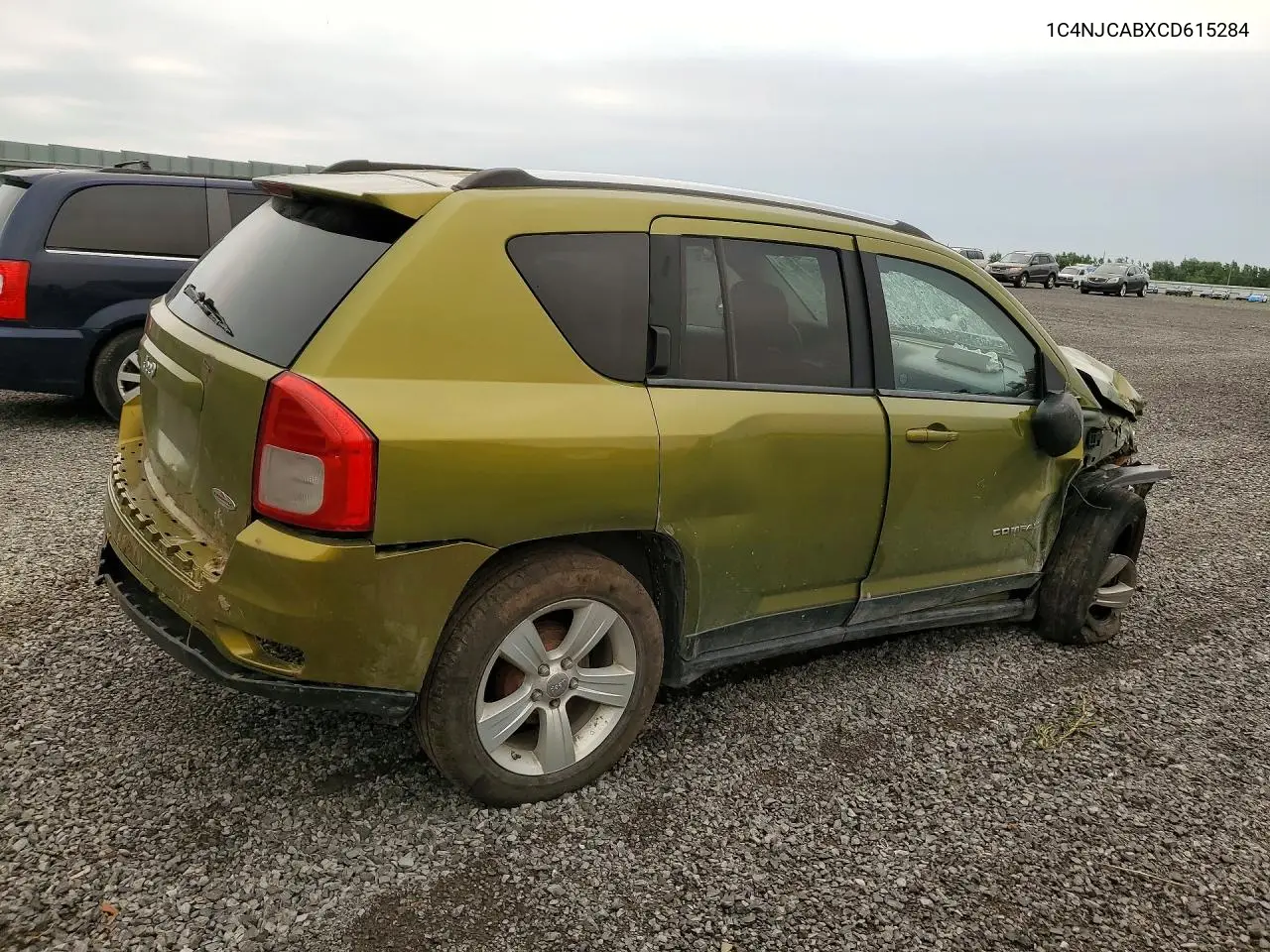 2012 Jeep Compass VIN: 1C4NJCABXCD615284 Lot: 60859366