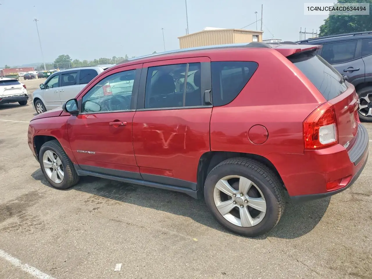 2012 Jeep Compass Latitude VIN: 1C4NJCEA4CD634494 Lot: 61100916