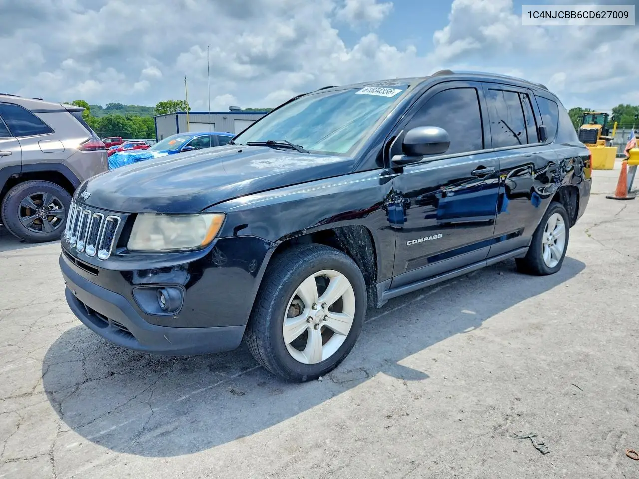 2012 Jeep Compass Sport VIN: 1C4NJCBB6CD627009 Lot: 61834356