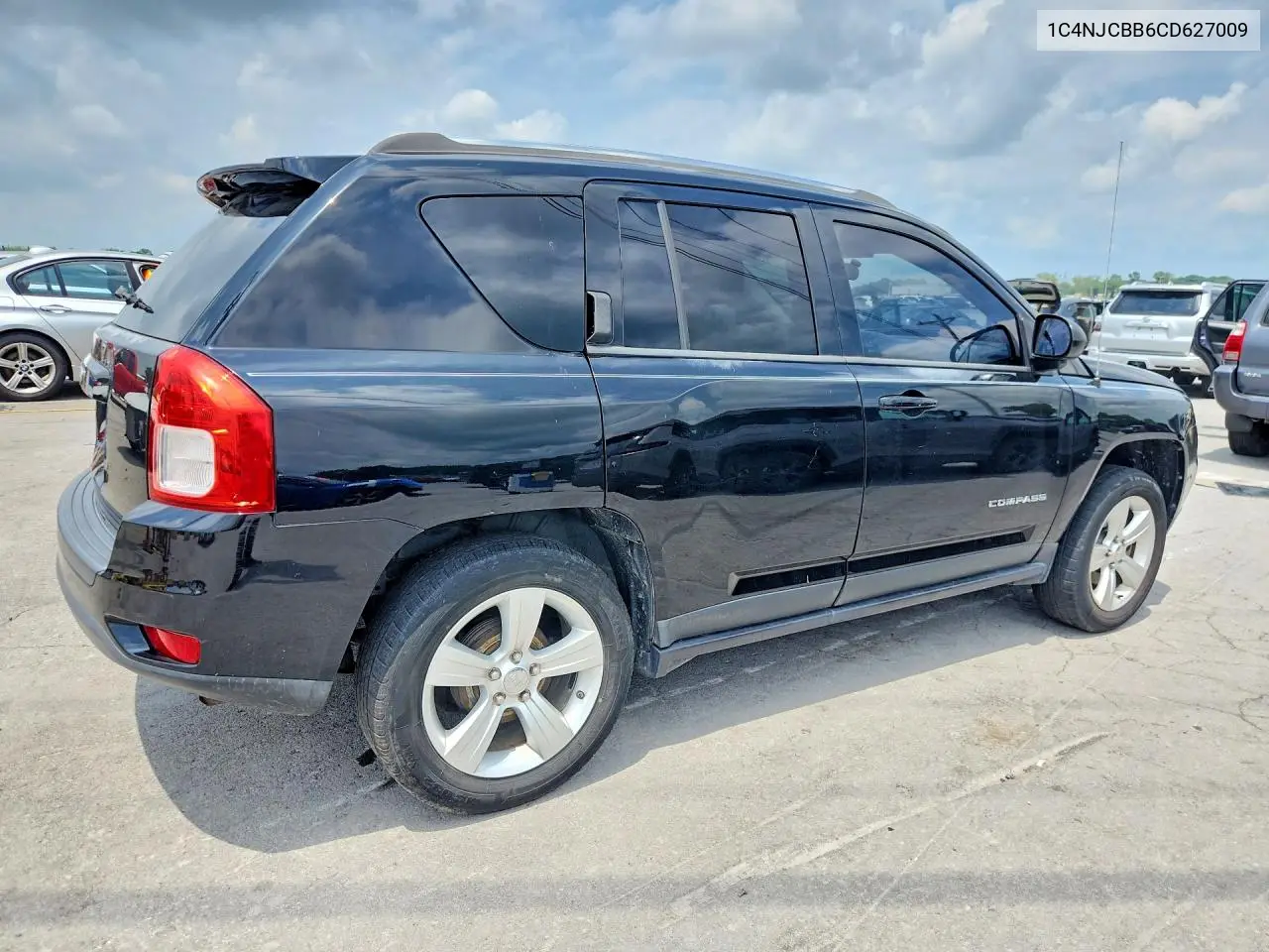 2012 Jeep Compass Sport VIN: 1C4NJCBB6CD627009 Lot: 61834356