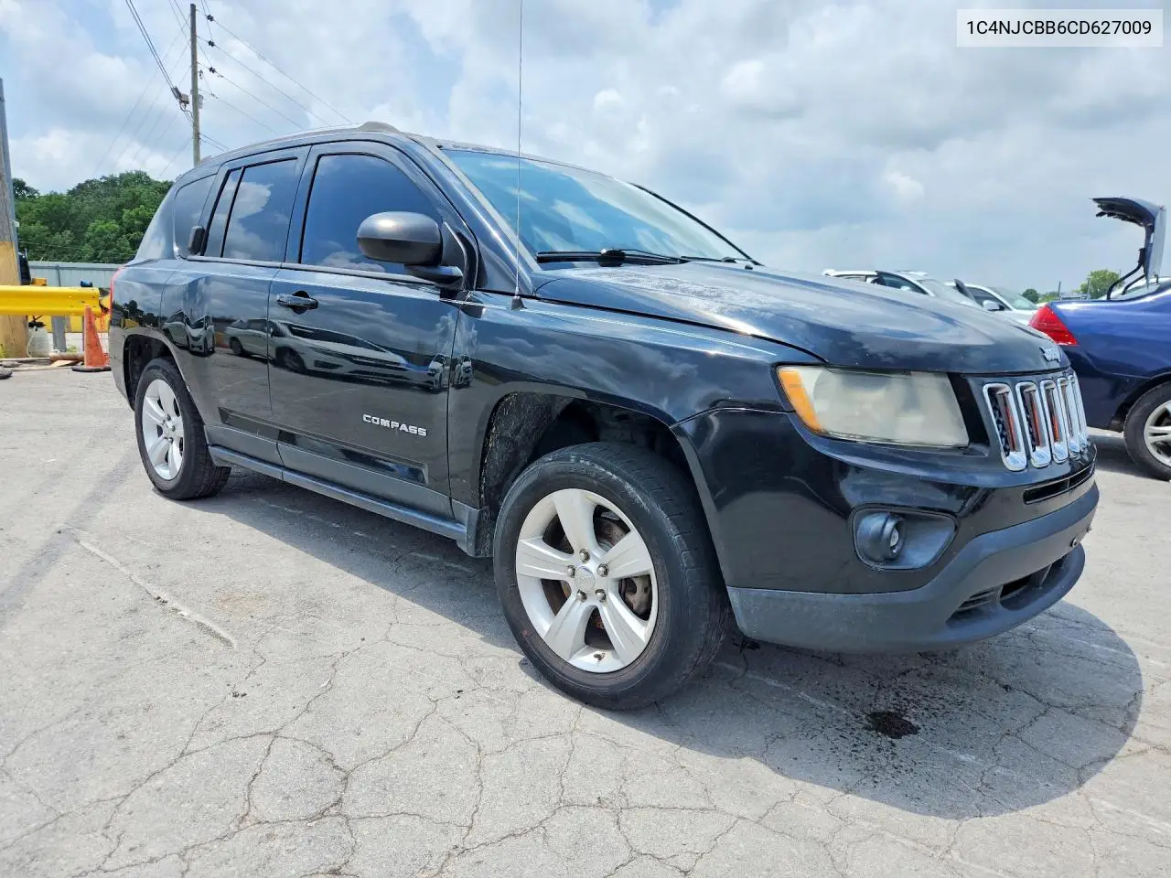 2012 Jeep Compass Sport VIN: 1C4NJCBB6CD627009 Lot: 61834356