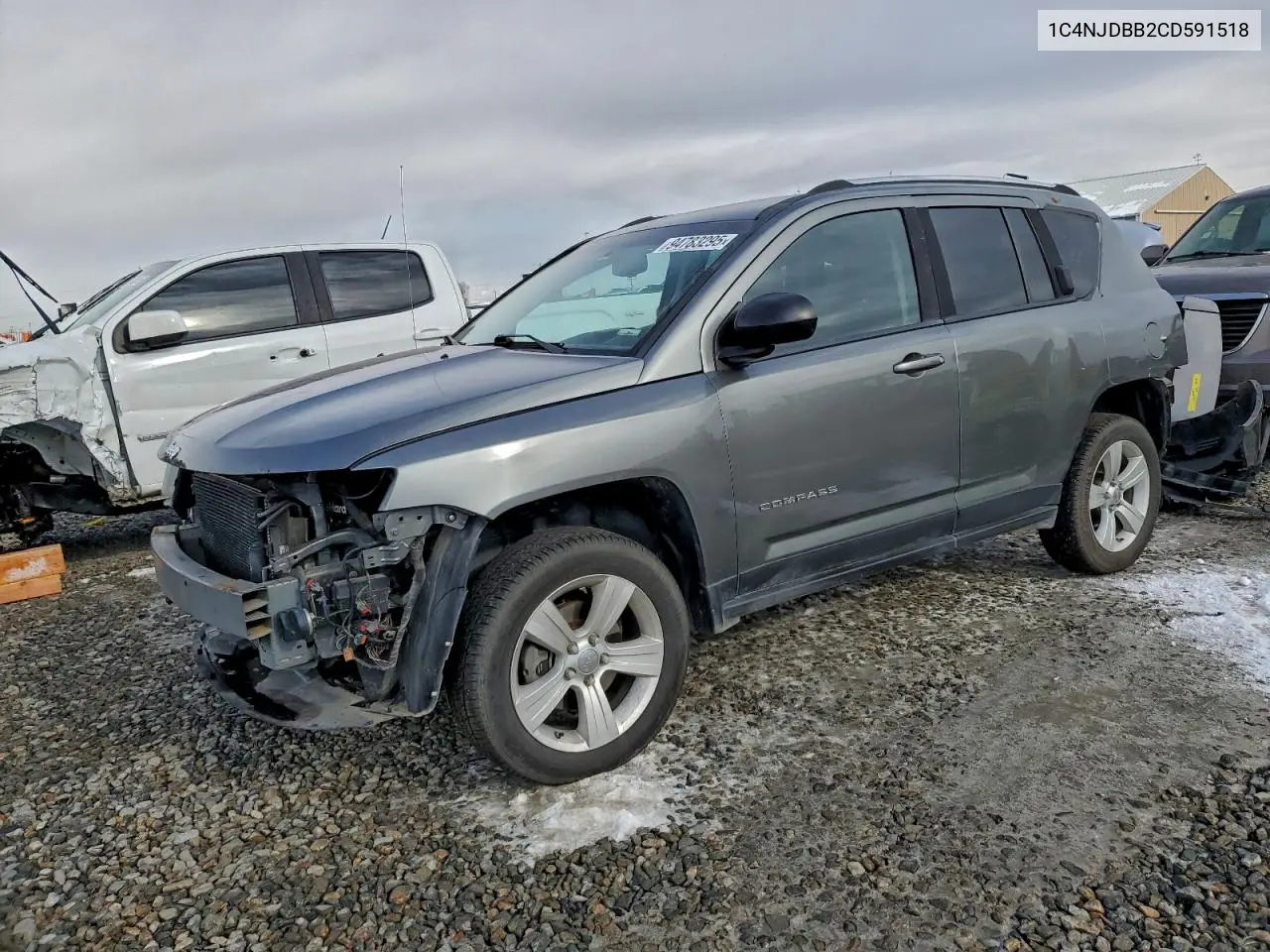 1C4NJDBB2CD591518 2012 Jeep Compass Sport