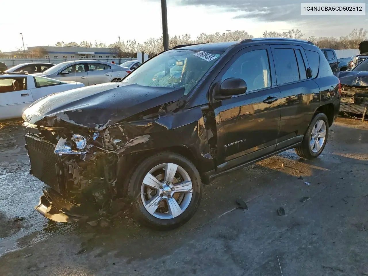 1C4NJCBA5CD502512 2012 Jeep Compass Sport