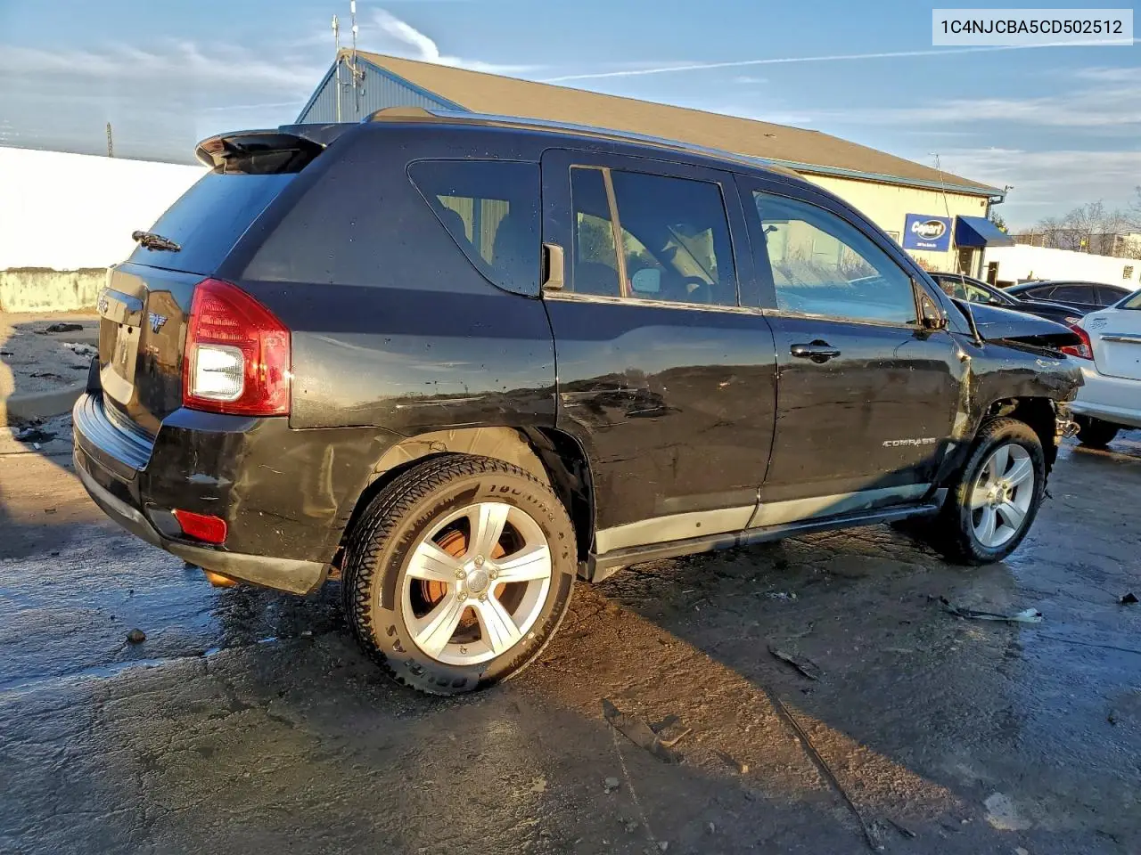 1C4NJCBA5CD502512 2012 Jeep Compass Sport