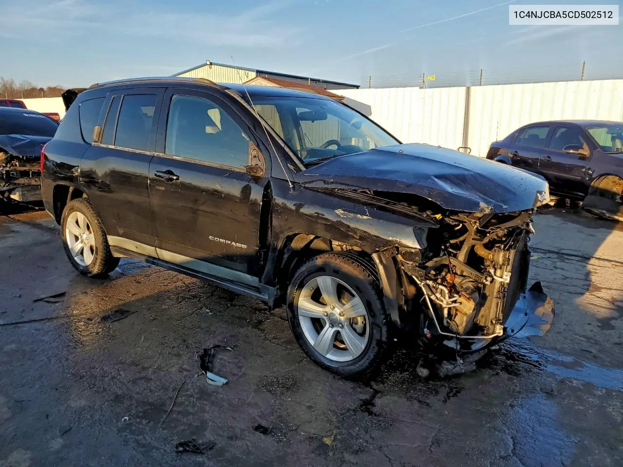 1C4NJCBA5CD502512 2012 Jeep Compass Sport