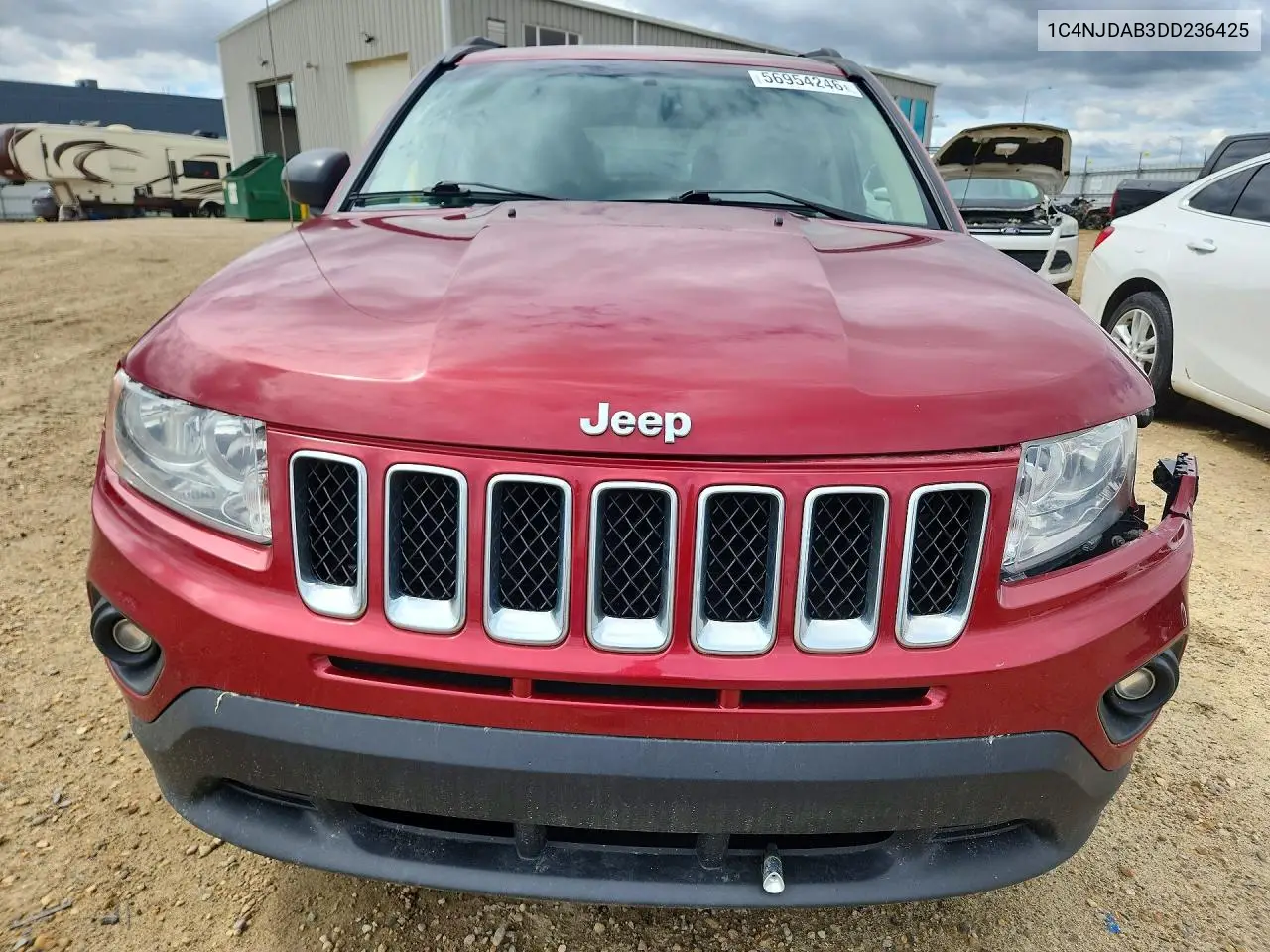 2013 Jeep Compass VIN: 1C4NJDAB3DD236425 Lot: 56954246