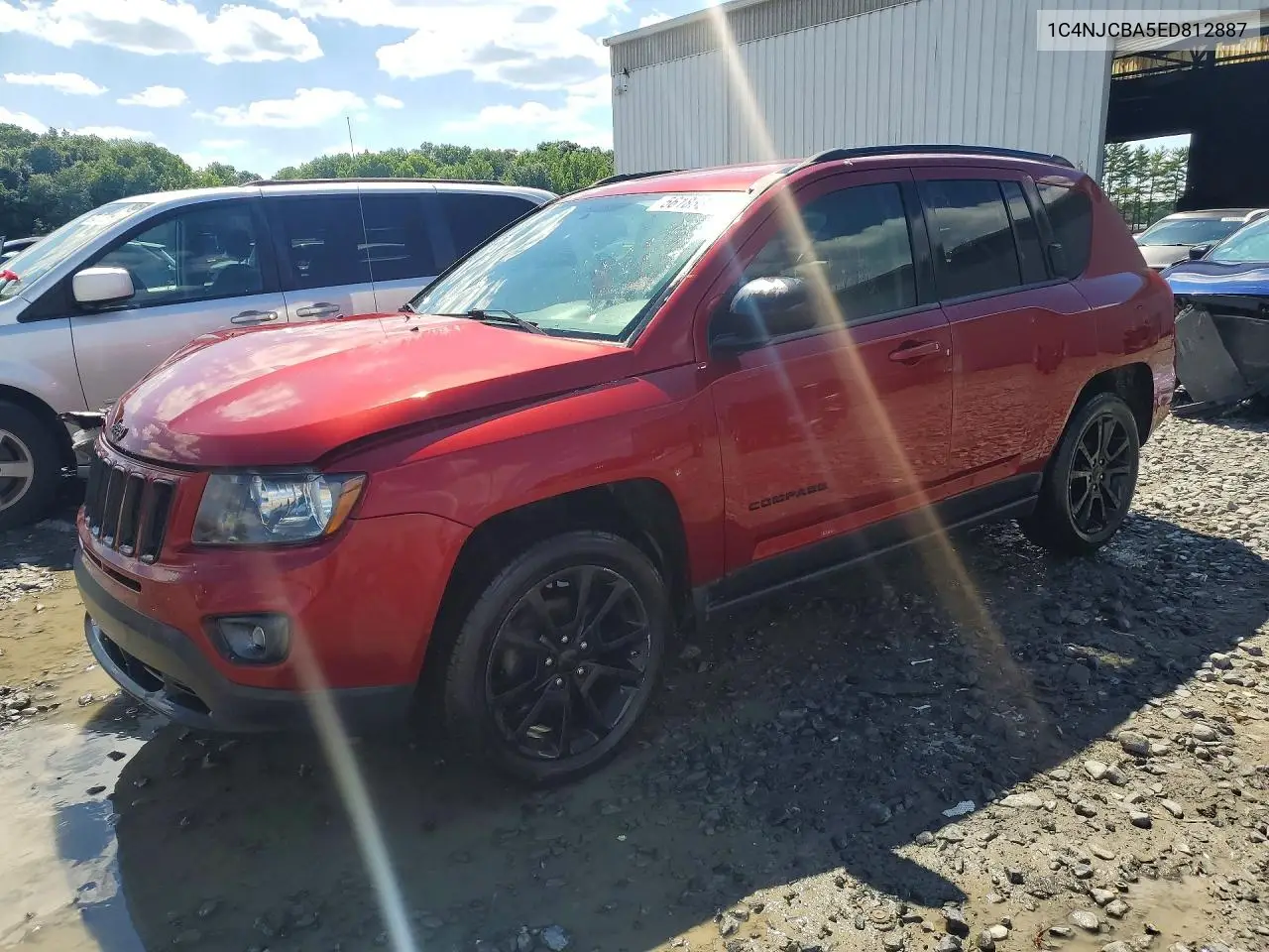 2014 Jeep Compass Sport VIN: 1C4NJCBA5ED812887 Lot: 56188316