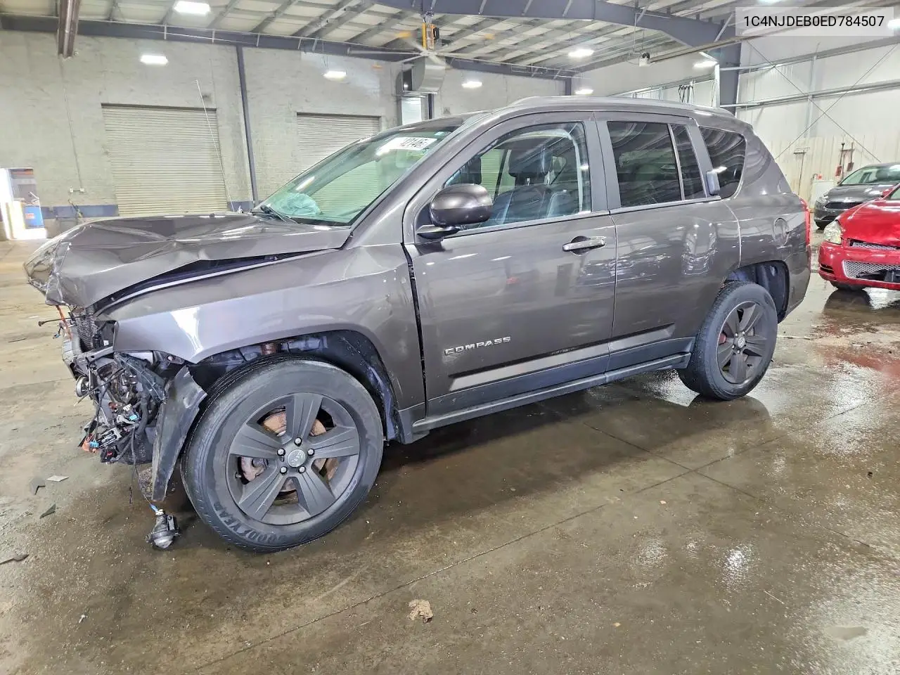 2014 Jeep Compass Latitude VIN: 1C4NJDEB0ED784507 Lot: 56442146