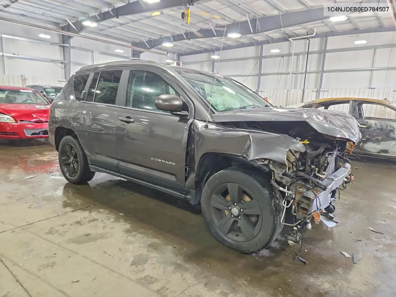 2014 Jeep Compass Latitude VIN: 1C4NJDEB0ED784507 Lot: 56442146