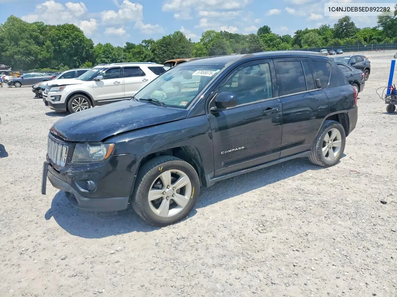 2014 Jeep Compass Latitude VIN: 1C4NJDEB5ED892282 Lot: 57058076