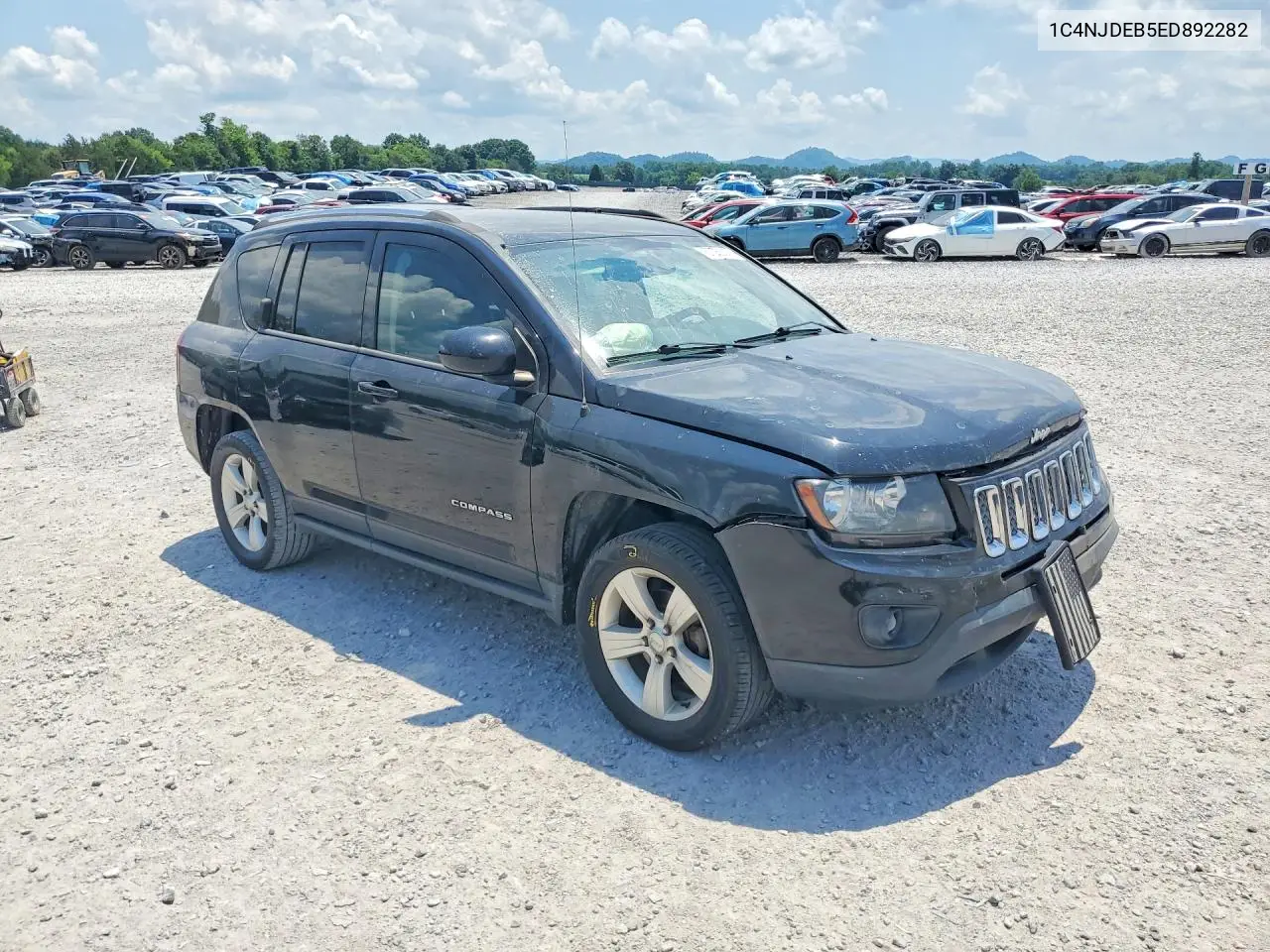 2014 Jeep Compass Latitude VIN: 1C4NJDEB5ED892282 Lot: 57058076